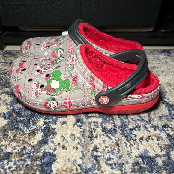 Crocs Dual Comfort Disney Christmas Holiday 2019 Mickey Mouse Clogs Size 8 - Picture 4 of 15
